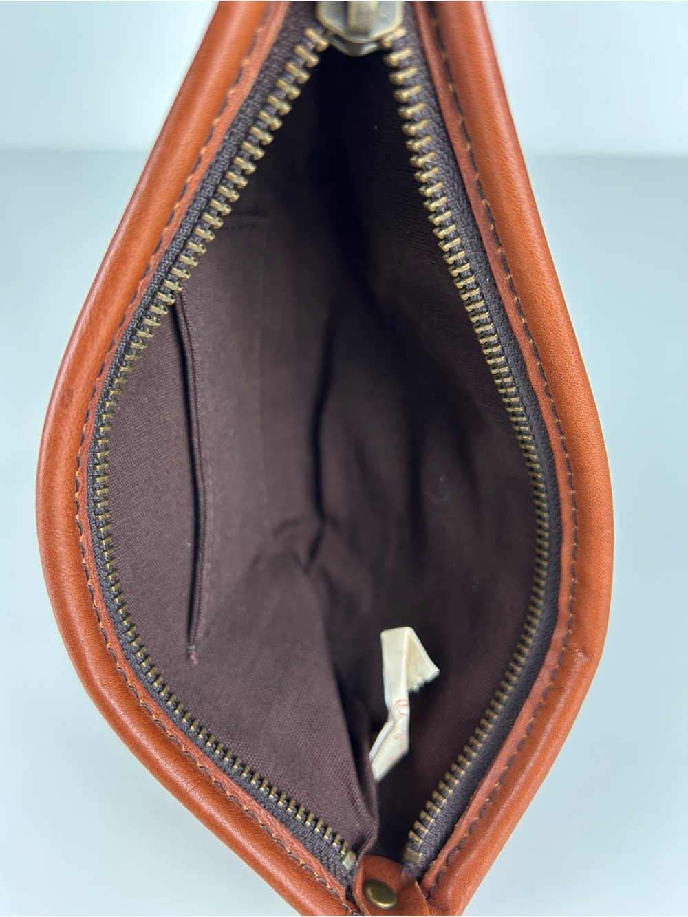 LUCKY BRAND VINTAGE STYLE PATCHWORK LEATHER WRISTLET - Picture 5 of 10